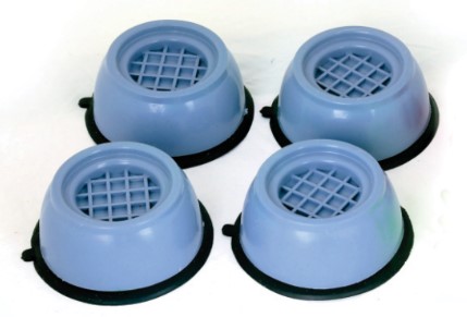 Round Washing Machine Stand Plastic Heavy Duty - 200kg Load Anti-Vibration Stable Base, Universal Fit Front Top Loader Washer Dryer Elevation Shelf, Home Laundry Room Essential UAE B2B Pack 